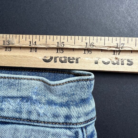 Evereve Jean Womens 32x33* The Ever Trouser High Rise Wide Leg Blue Denim Tag 31 - Picture 16 of 16